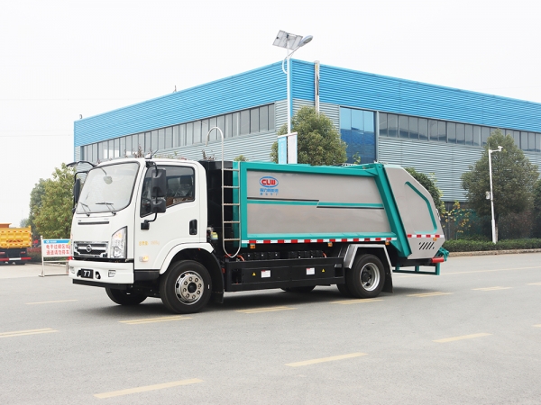 8方比亚迪T7纯电动压缩垃圾车