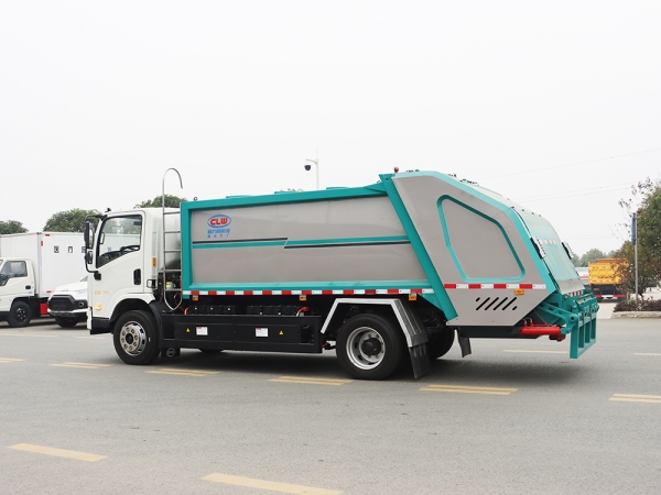 8方比亚迪T7纯电动压缩垃圾车