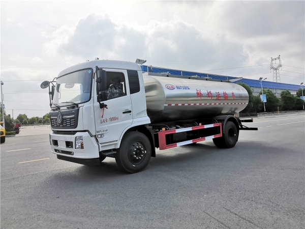 东风天锦鲜奶运输罐车13方