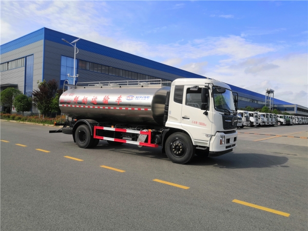 东风天锦鲜奶运输罐车13方